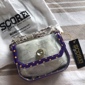 LSU Clear Stadium Crossbody Purse